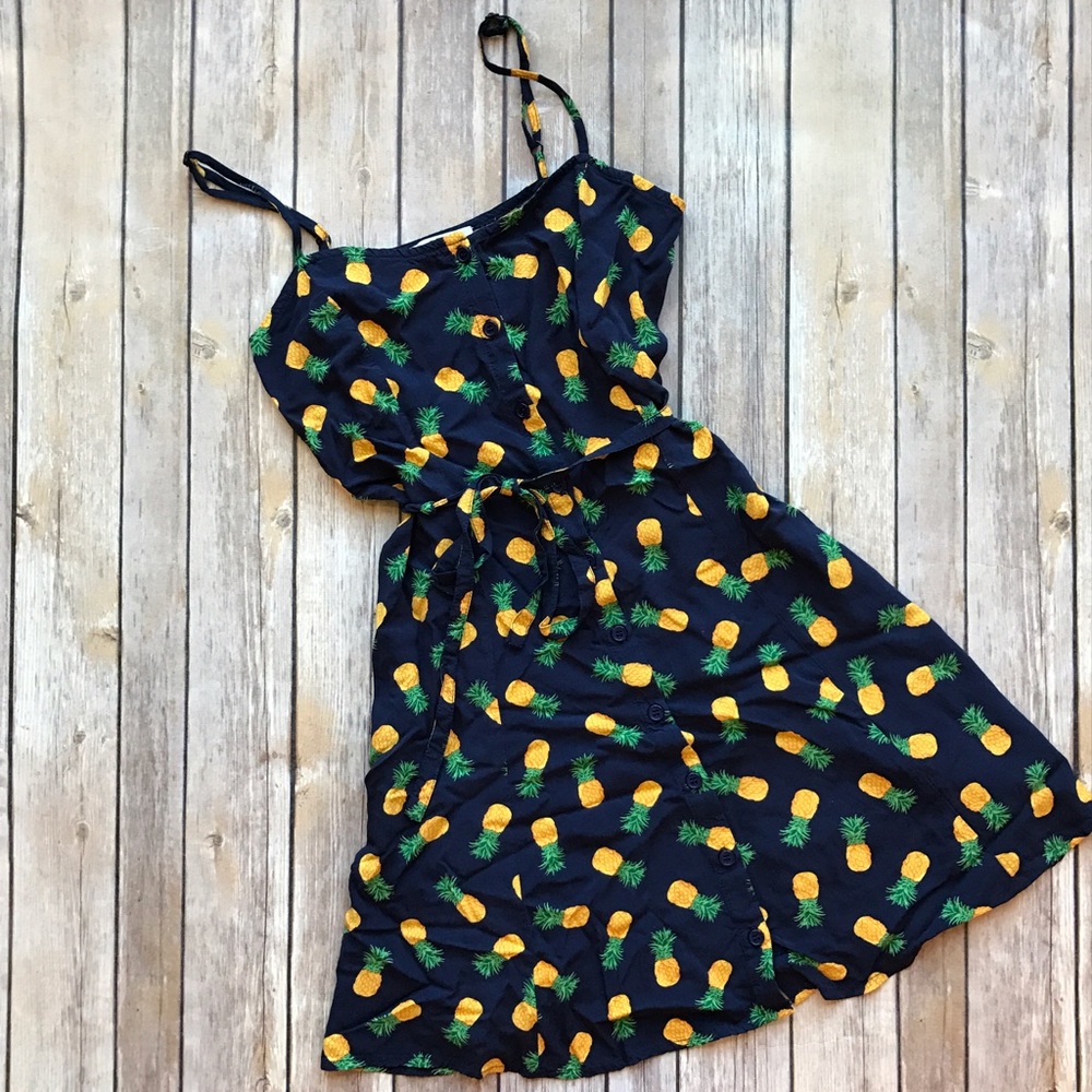Pineapple Strappy Sundress